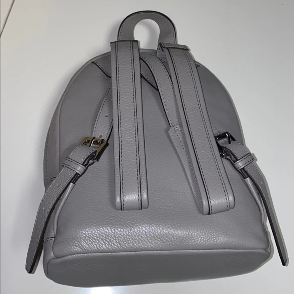 AUTH NWT MICHAEL KORS GROMMET BACKPACK PEARL GREY